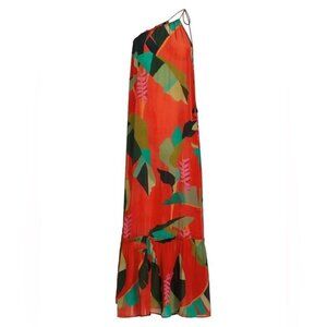 Farm Rio Heliconia Maxi Dress Medium B005